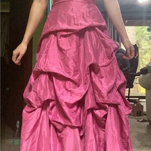 City Triangles Vibrant Pink Prom Dress